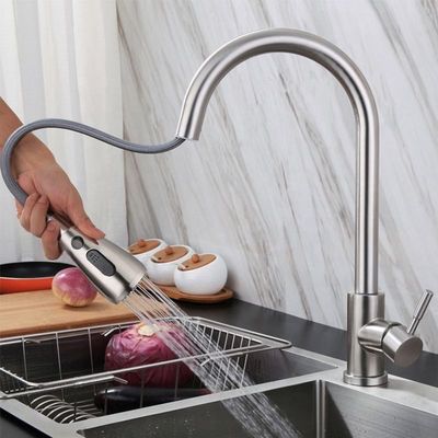 Veilige Loodvrije 304 van de Gootsteentapkranen van de Roestvrij staalkeuken Gezonde Hygiënisch