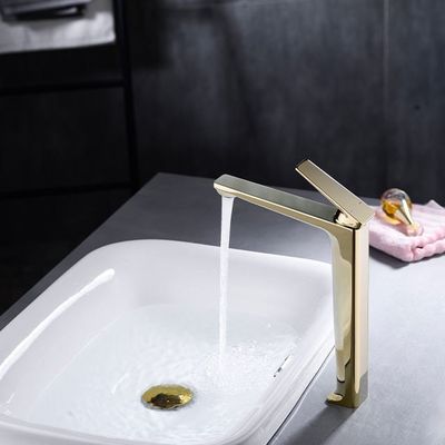 OEM Moderne Sanitaire Gouden Hete en Koude Corrosiebestendige Bassinmixer