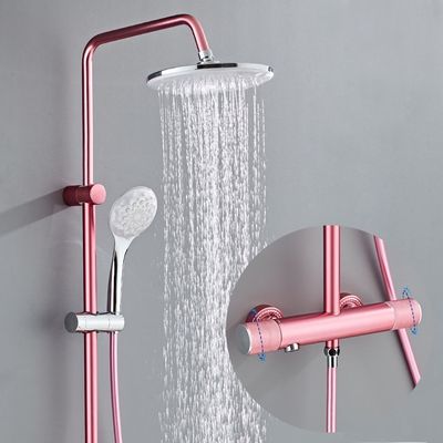 Van de de Badkamersdouche van het oppervlakteplateren van het de Tapkranenroestvrije staal de Hete en Koude Kraan